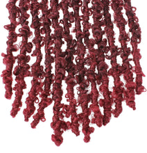 Load image into Gallery viewer, Crochet Butterfly locs (6pack)